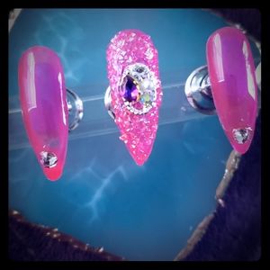 Press On Nails/Barbie Pink